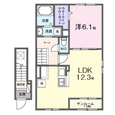 シリウス 204【管理NO：1-028196501-02040】 2026年09月上旬入居可能の外観画像