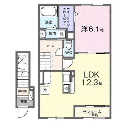 シリウス 203【管理NO：1-028196501-02030】 2026年09月上旬入居可能の外観画像