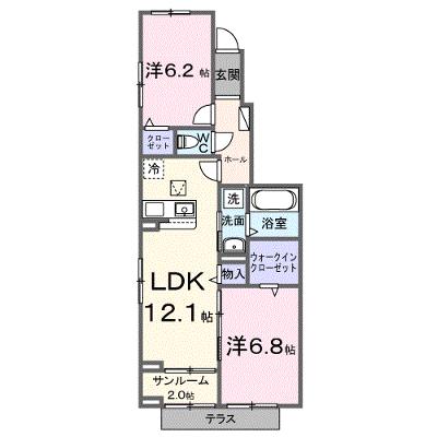 エスポワールⅠ 102【管理NO：1-028607501-01020】 2026年09月上旬入居可能の外観画像