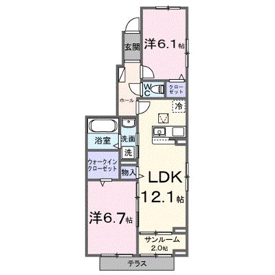 エスポワールⅠ 101【管理NO：1-028607501-01010】 2026年09月上旬入居可能の外観画像