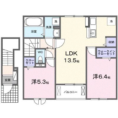 フローラル 202【管理NO：1-028562901-02020】 ★家具家電は申し込み後に搬入します 2026年09月上旬入居可能の外観画像