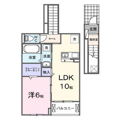 メゾン・リュエルアルファ 202【管理NO：1-028467001-02020】 ★家具家電は申し込み後に搬入しますの外観画像
