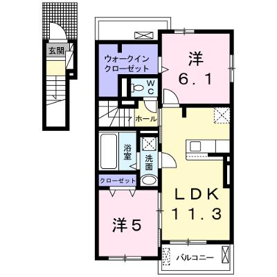 ＨＡＬＯ　Ａ棟 201【管理NO：1-025395401-02010】 ★家具家電は申し込み後に搬入しますの外観画像