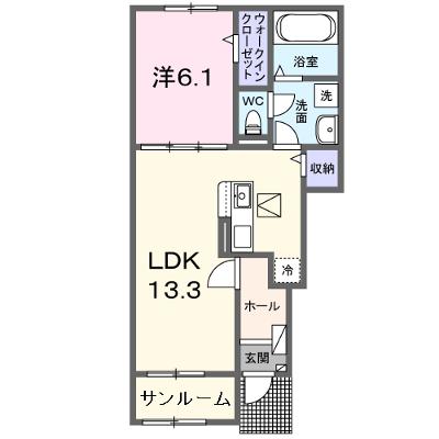 ヴィラ　フェリシアⅡ 102【管理NO：1-028606602-01020】 ★家具家電は申し込み後に搬入します 2026年11月上旬入居可能の外観画像