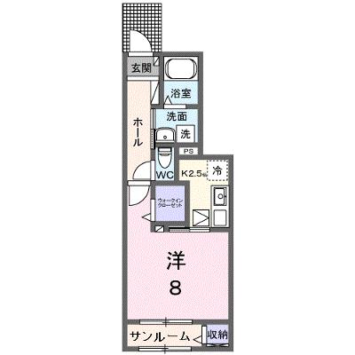 サンリベール 106【管理NO：1-028546601-01050】 ★家具家電は申し込み後に搬入します★の外観画像