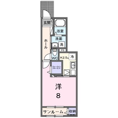 サンリベール 101【管理NO：1-028546601-01010】 ★家具家電は申し込み後に搬入します★の外観画像
