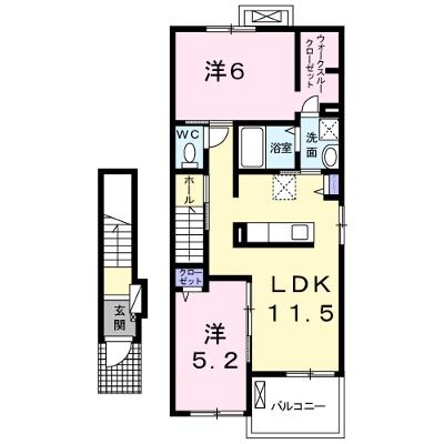 アドヴァン　Ｃ 203【管理NO：1-022884603-02030】 ★家具家電は申し込み後に搬入します 2026年08月中旬入居可能の外観画像