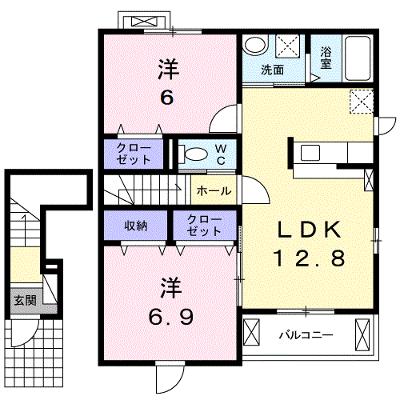 メゾン・ド・マルベリー 206【管理NO：1-019465701-02050】 ★家具家電は申し込み後に搬入しますの外観画像