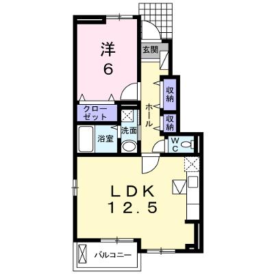 マレノワール　Ａ 105【管理NO：1-017875701-01040】 ★家具家電は申し込み後に搬入しますの外観画像