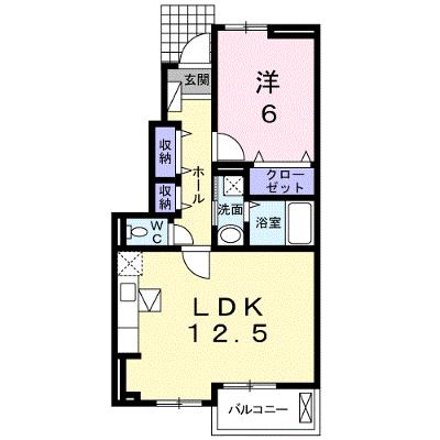 マレノワール　Ａ 102【管理NO：1-017875701-01020】 ★家具家電は申し込み後に搬入しますの外観画像