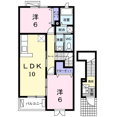 オーデンハオス　Ｂ棟 201【管理NO：1-015177702-02010】 ★家具家電は申し込み後に搬入します★の外観画像