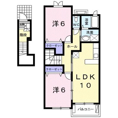 メゾン　ラルゴ　Ｃ棟 201【管理NO：1-013162303-02010】 ★家具家電は申し込み後に搬入します★の外観画像