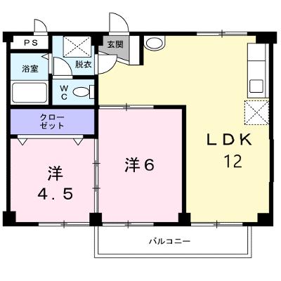 リプルスハイツ　Ｂ棟 2A【管理NO：1-004190102-02010】 ★家具家電は申し込み後に搬入しますの外観画像
