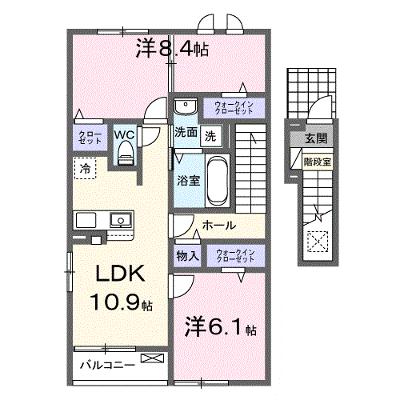 ソアレ 205【管理NO：1-027854602-02050】 ★家具家電は申し込み後に搬入します★の外観画像