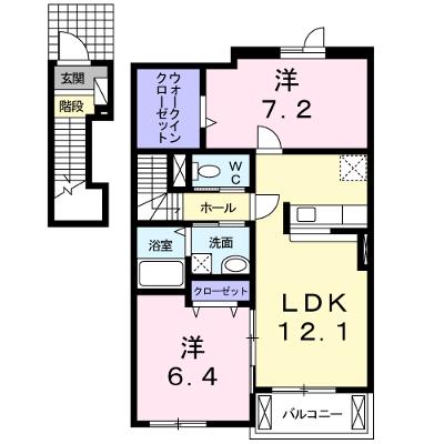 エアリー・ハウスⅢ 203【管理NO：1-016671401-02030】 ★家具家電は申し込み後に搬入しますの外観画像