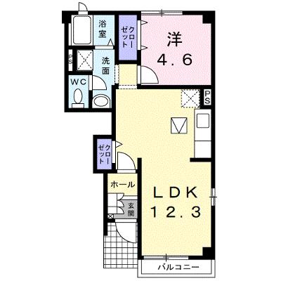 エクスガーデンⅠ 103【管理NO：1-013526101-01030】 ★家具家電は申し込み後に搬入しますの外観画像