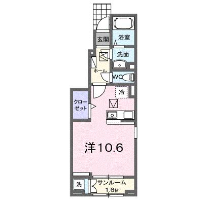 ルノ 101【管理NO：1-027854601-01010】 ★家具家電は申し込み後に搬入します★の外観画像