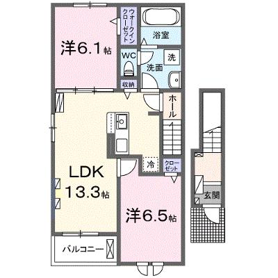 アグロ　シルヴァⅠ 201【管理NO：1-027562201-02010】 ★家具家電は申し込み後に搬入します★の物件写真1