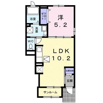 マルグリッドⅡ 103【管理NO：1-023108602-01030】 ★家具家電は申し込み後に搬入します★の外観画像