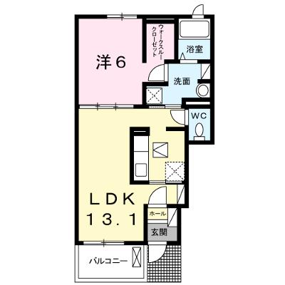 アンソレイユ 102【管理NO：1-021439201-01020】 ★家具家電は申し込み後に搬入しますの外観画像