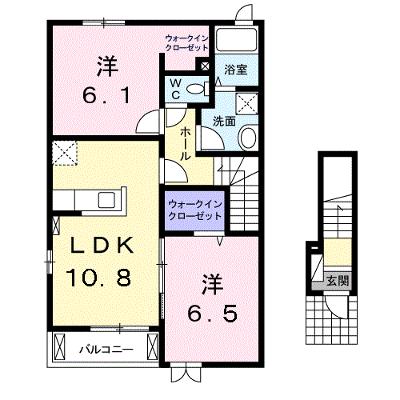 フロントリヴァーＢ 201【管理NO：1-019975402-02010】 ★家具家電は申し込み後に搬入します★の外観画像
