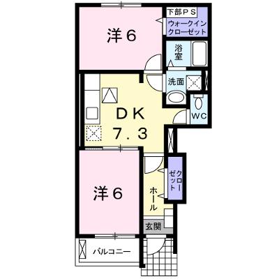 イリーデ　Ⅱ 101【管理NO：1-017818602-01010】 ★家具家電は申し込み後に搬入します★の外観画像