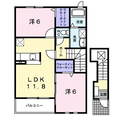 エアリー・ハウスⅠ 203【管理NO：1-014667801-02030】 ★家具家電は申し込み後に搬入しますの外観画像