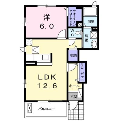エアリー・ハウスⅠ 101【管理NO：1-014667801-01010】 ★家具家電は申し込み後に搬入します★の外観画像