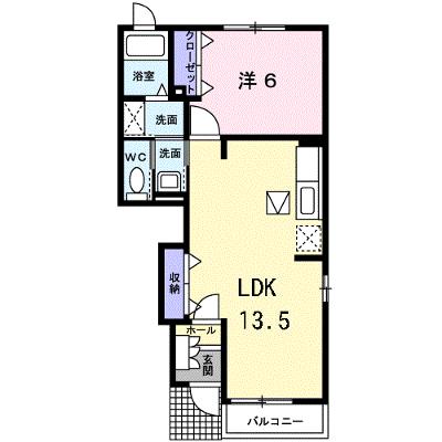 グランツ・モーデⅠ 102【管理NO：1-014077401-01020】 ★家具家電は申し込み後に搬入します★の外観画像