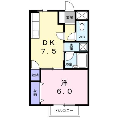 ブラフマンヤマイチ 102【管理NO：1-006398401-01020】 ★家具家電は申し込み後に搬入します★の外観画像