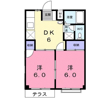 サマーディーンヤマイチ 102【管理NO：1-004978301-01020】 ★家具家電は申し込み後に搬入しますの外観画像