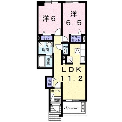 オレンジソーワ 102【管理NO：1-015485301-01020】 ★家具家電は申し込み後に搬入します★の外観画像