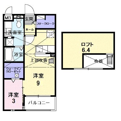 ヴィラ　ブライト 203【管理NO：1-014568401-02030】 ★家具家電は申し込み後に搬入しますの外観画像