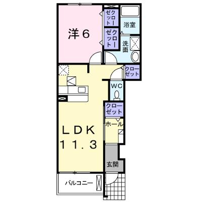 ファシネィション３１１９ 103【管理NO：1-014858901-01030】 ★家具家電は申し込み後に搬入します 2026年08月中旬入居可能の外観画像