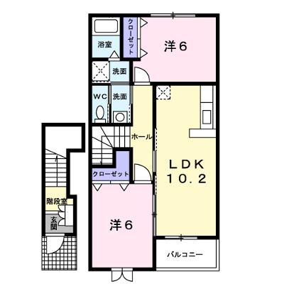 セピアコートＳ　Ｂ 202【管理NO：1-013533802-02020】 ★家具家電は申し込み後に搬入します★の外観画像