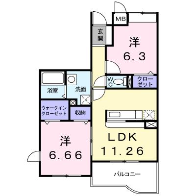 ジェルメ 305【管理NO：1-012423501-03050】 ★家具家電は申し込み後に搬入しますの外観画像