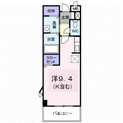 レフィナードＫ　Ⅰ 204【管理NO：1-010246001-02040】 2026年07月中旬入居可能の外観画像