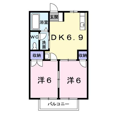 Ｈｅａｒｔ　Ｈｏｕｓｅ 203【管理NO：1-003940501-02030】 ★家具家電は申し込み後に搬入します★の外観画像