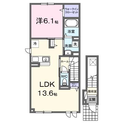 ブリッサ砂川　Ｙ 201【管理NO：1-027493501-02010】 ★家具家電は申し込み後に搬入します★の外観画像