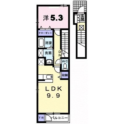 ミラージュＡ 202【管理NO：1-014143901-02020】 ★家具家電は申し込み後に搬入しますの外観画像