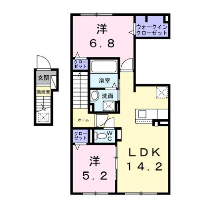 ソナーレⅡ 204【管理NO：1-028649301-02040】 ★家具家電は申し込み後に搬入します 2026年10月上旬入居可能の外観画像