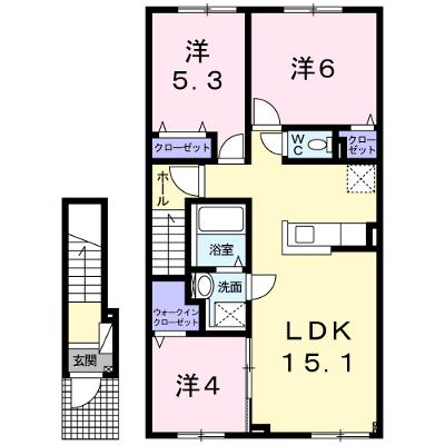ハーモニー 203【管理NO：1-024268901-02030】 2026年07月中旬入居可能の外観画像