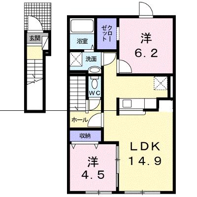 シャイニスターⅦ 201【管理NO：1-020744101-02010】 ★家具家電は申し込み後に搬入しますの外観画像