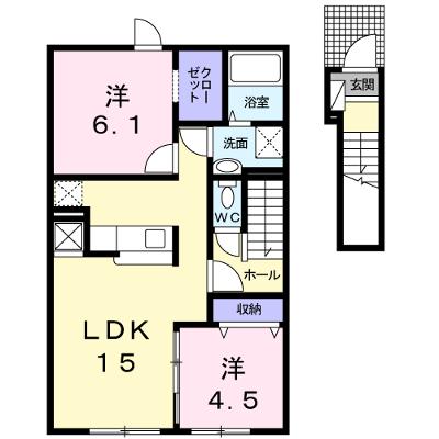 リヴィエールⅢ 203【管理NO：1-020065703-02030】の外観画像