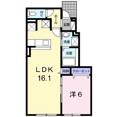 リヴィエールⅢ 103【管理NO：1-020065703-01030】 ★家具家電は申し込み後に搬入します★の外観画像