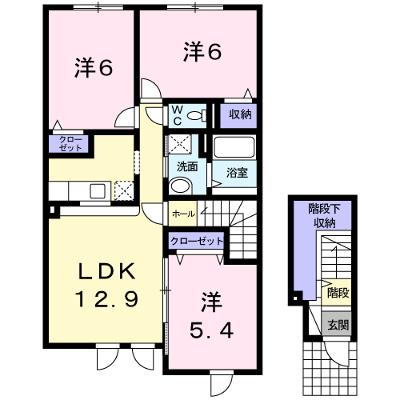 フレグランス３９ 203【管理NO：1-017066201-02030】 ★家具家電は申し込み後に搬入します★ ★2026年10月中旬入居可能★の外観画像