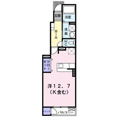 デフィⅡ 102【管理NO：1-014406202-01020】 ★家具家電は申し込み後に搬入しますの外観画像