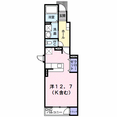 デフィⅠ 104【管理NO：1-014406201-01040】 ★家具家電は申し込み後に搬入します★の外観画像