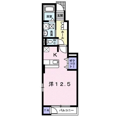 ミラージュＡ 104【管理NO：1-014143901-01040】 ★家具家電は申し込み後に搬入しますの外観画像