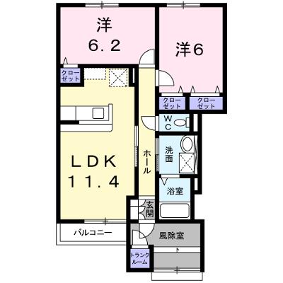 それいゆ 101【管理NO：1-013270101-01010】 ★家具家電は申し込み後に搬入します★ ★2026年11月中旬入居可能★の外観画像